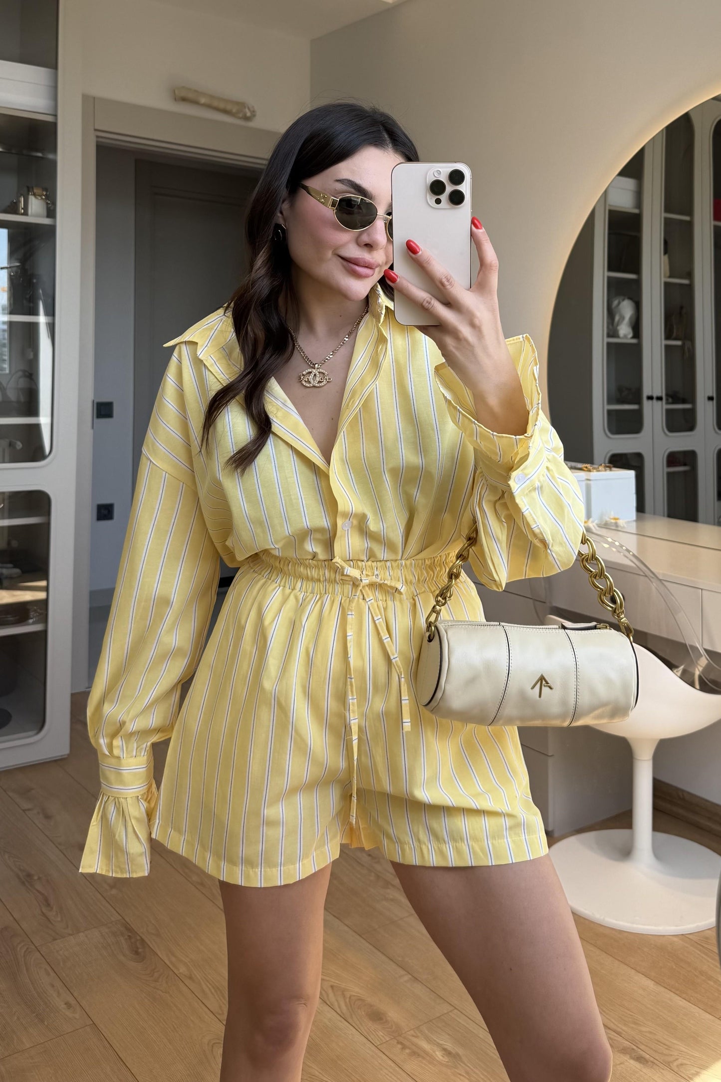 Hopper Sarı Şortlu Takım