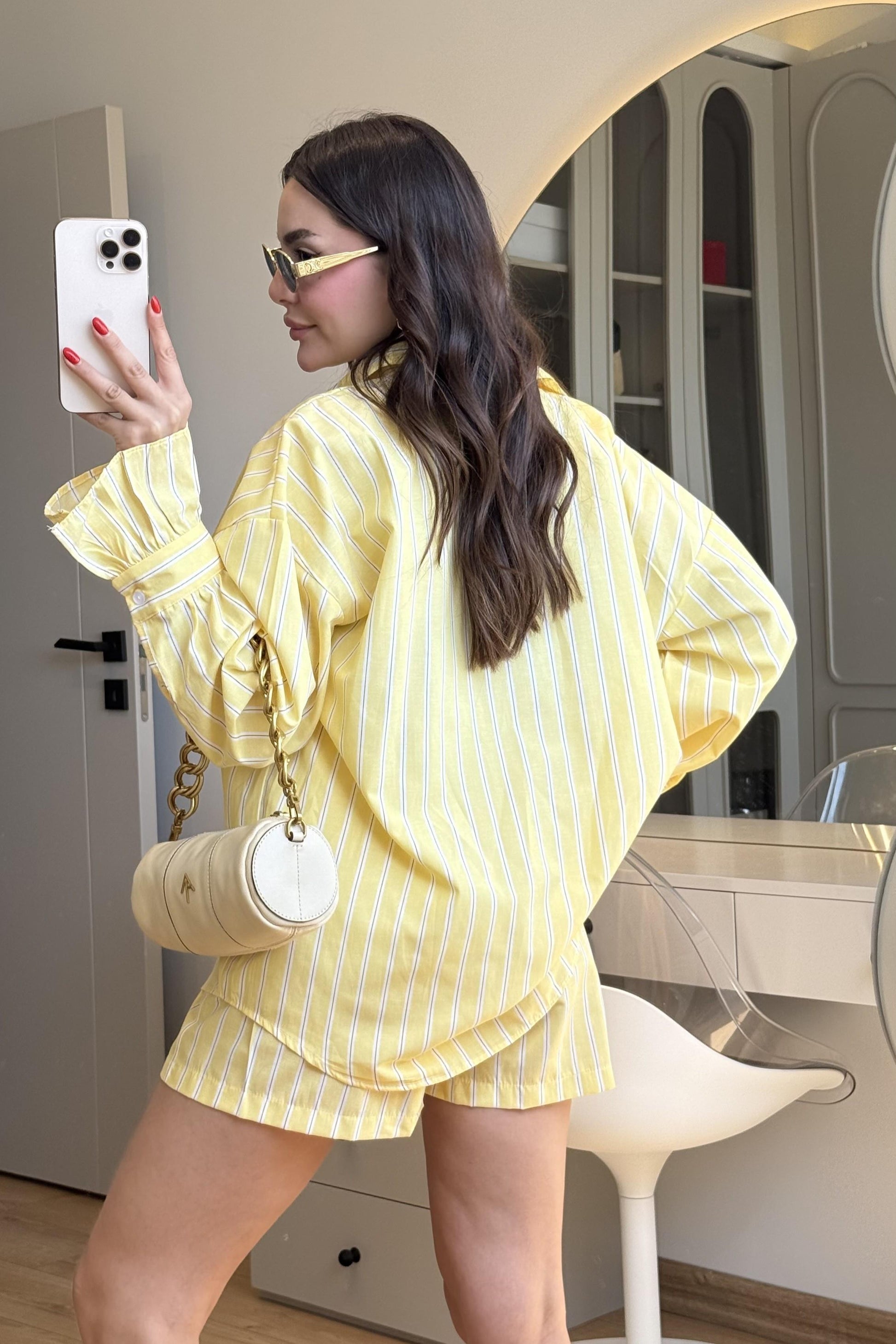 Hopper Sarı Şortlu Takım