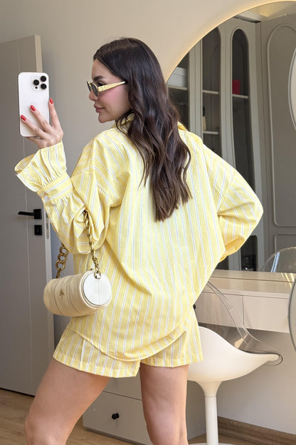 Hopper Sarı Şortlu Takım