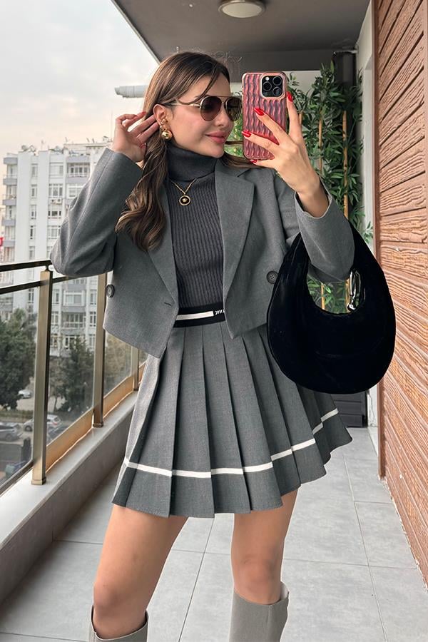 Jacopo Vatkalı Mini Blazer Ceket