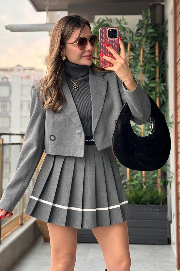 Jacopo Vatkalı Mini Blazer Ceket