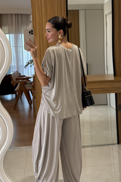 Jaden Taş Şalvar Modal Takım