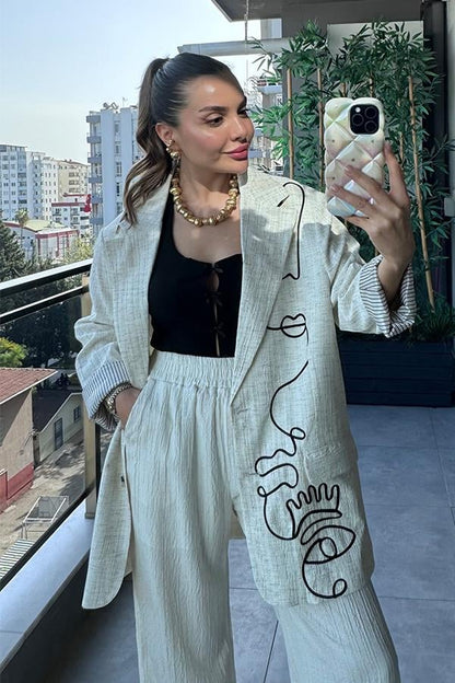 Jessamina İşlemeli Blazer Ceket