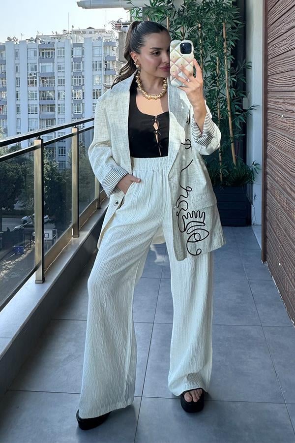 Jessamina İşlemeli Blazer Ceket