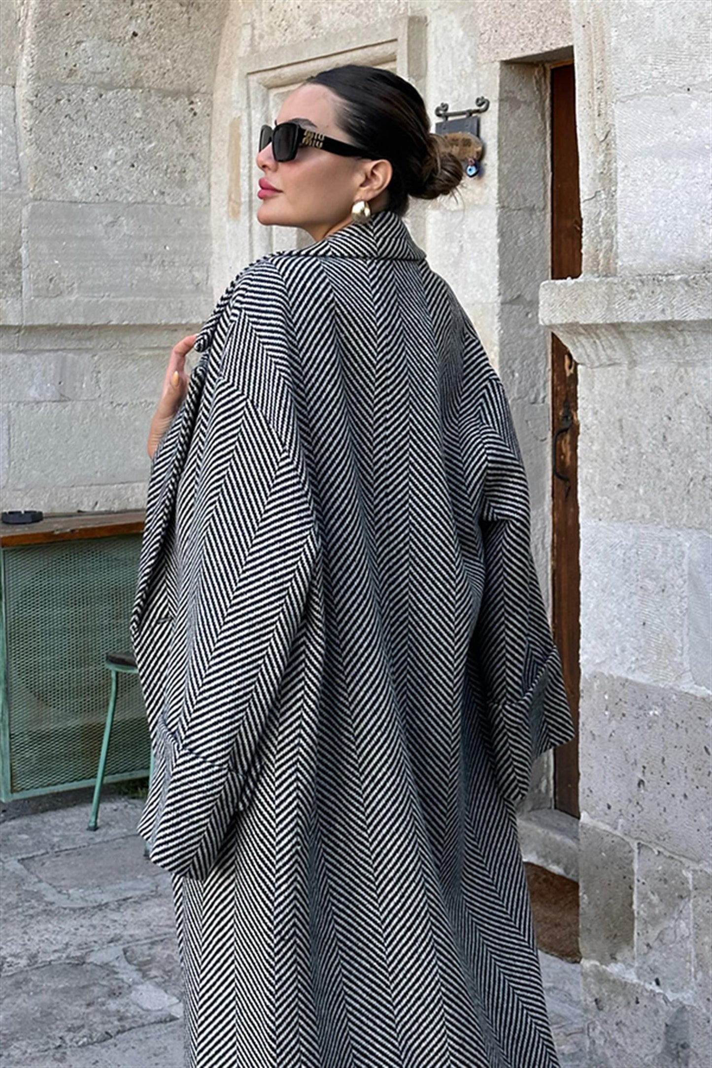 Joe Kruvaze Kaşe Kaban - Grey