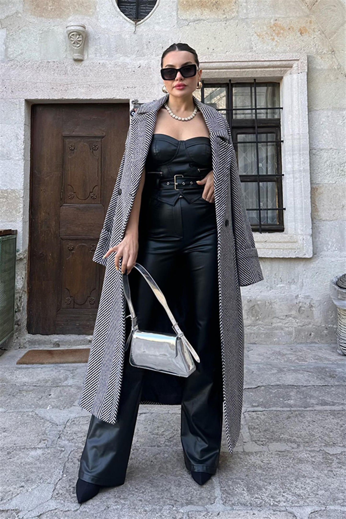 Joe Kruvaze Kaşe Kaban - Grey