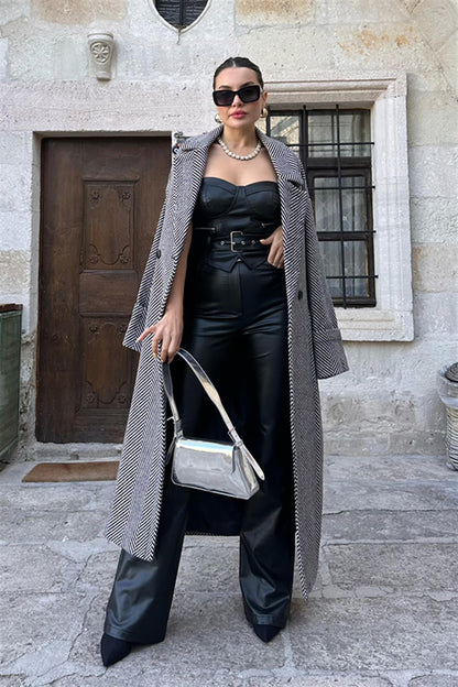 Joe Kruvaze Kaşe Kaban - Grey