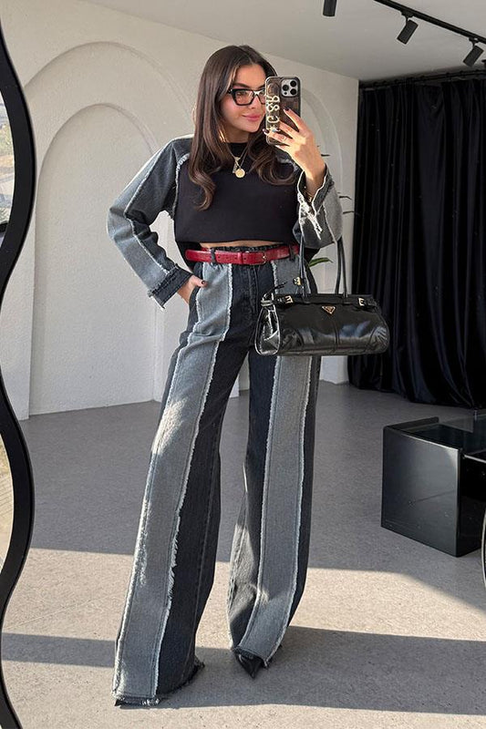 Kuhin Füme Siyah Kot Karışımlı Takım