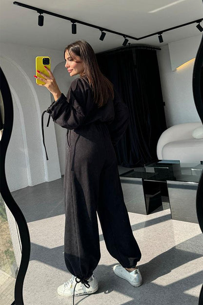 Kylea Yıkama Siyah Takım