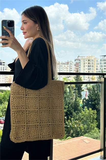 Kylo gofre kumaş kimonolu takım - Siyah