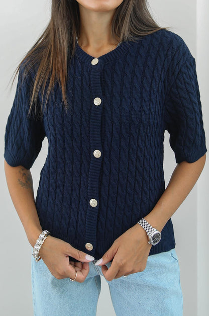 LACIVERT GALLIA KISA KOLLU HIRKA