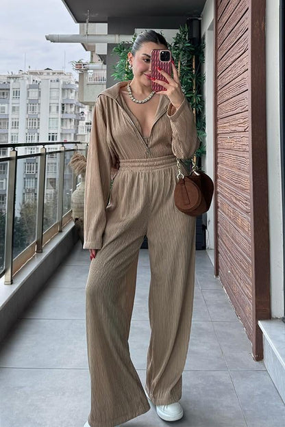 Laeti Büstiyerli Kırinkıl Üçlü Takım - Karamel