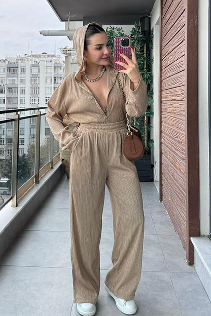 Laeti Büstiyerli Kırinkıl Üçlü Takım - Karamel