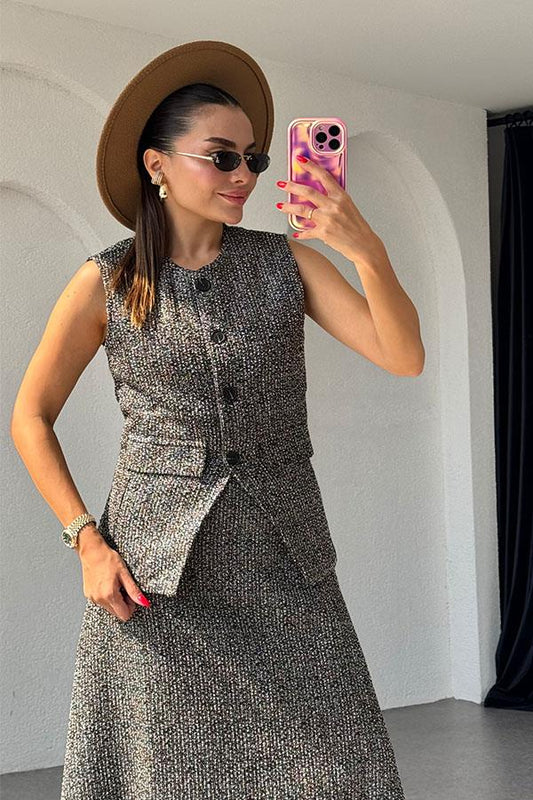 Laural Kahve Tonu Tüvit Takım