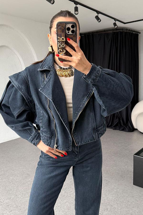 Lawren Denim Tasarım Ceket