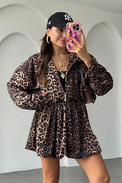 Leatre Leopar Etekli Takım