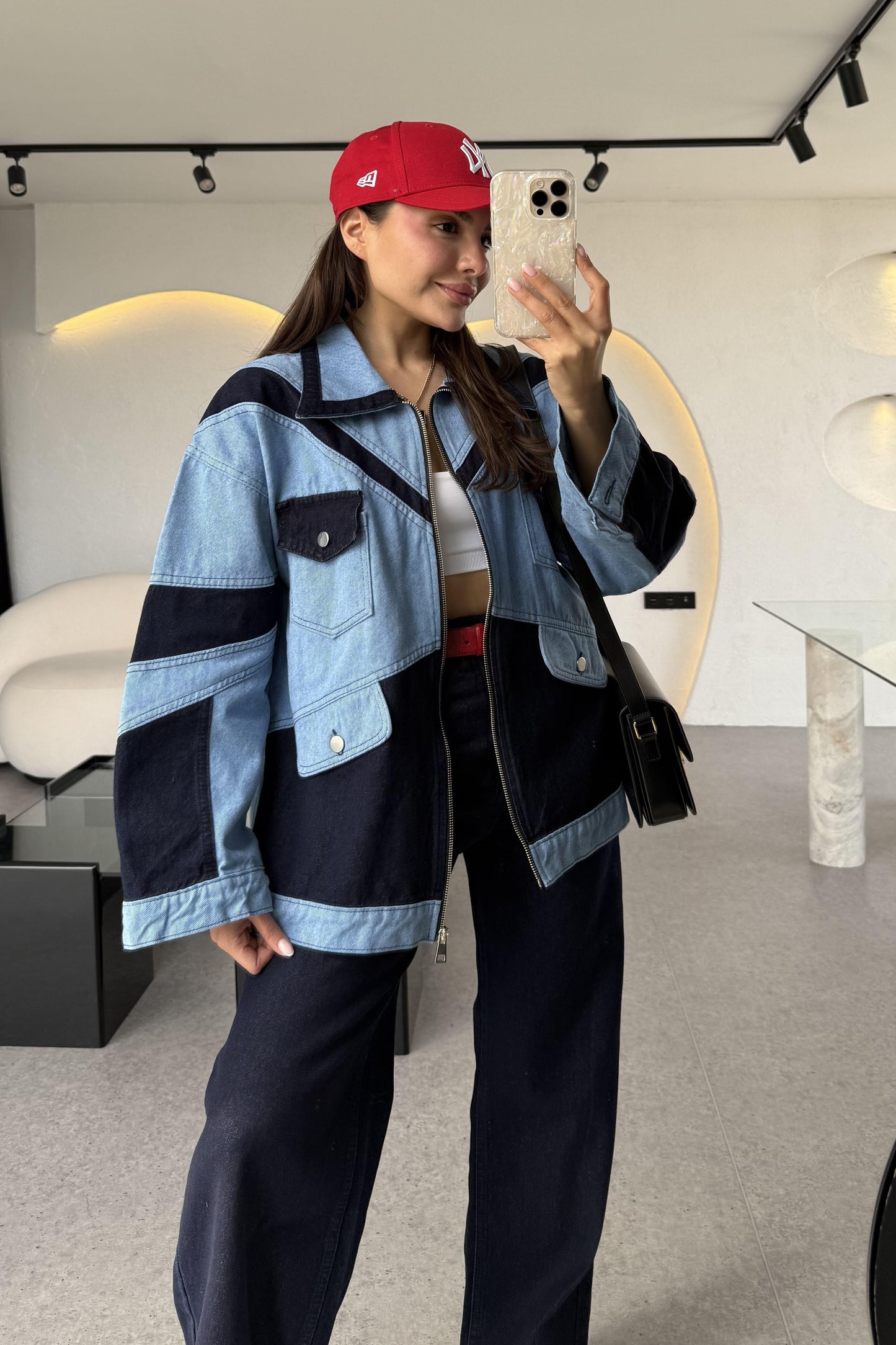 Legend Denim Tasarım Patchwork Ceket