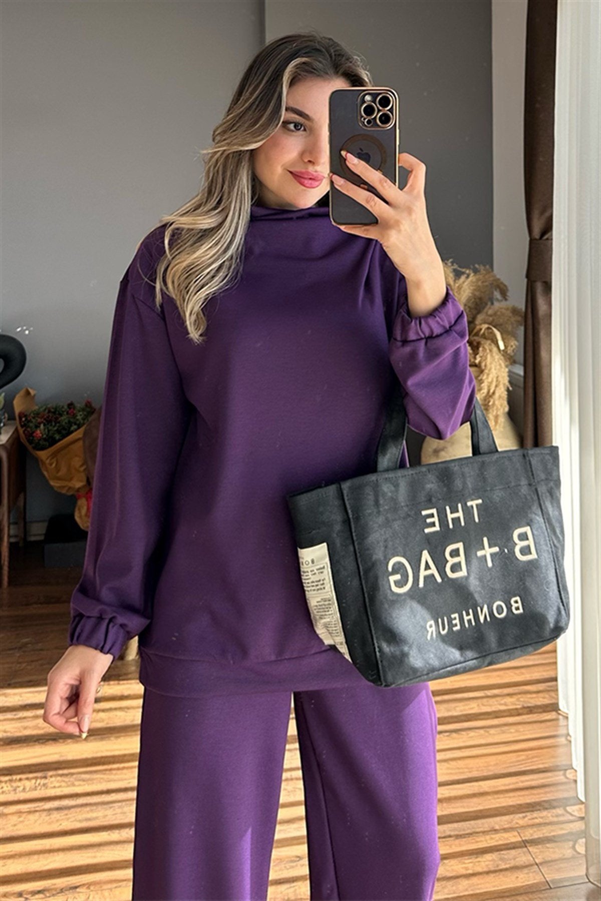 Leslie mürdüm ikili eşofman takım