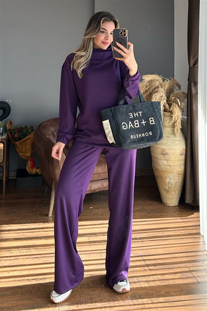 Leslie mürdüm ikili eşofman takım