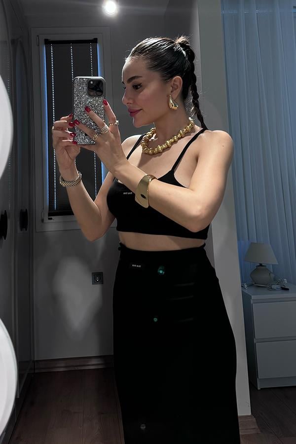 Lessa Etek Crop Orjinal Takım