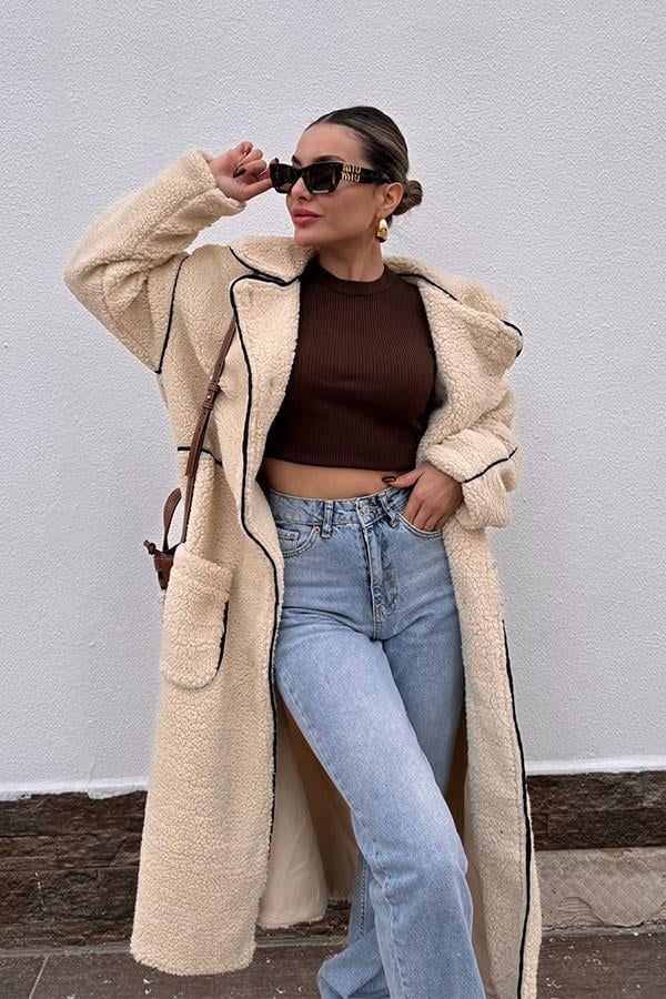 Leviosa Teddy Uzun Kaban