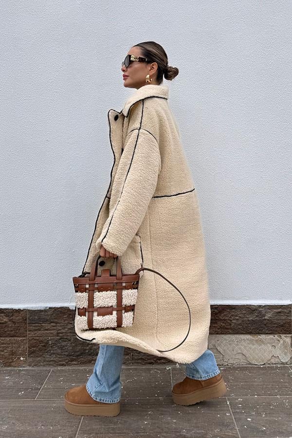 Leviosa Teddy Uzun Kaban