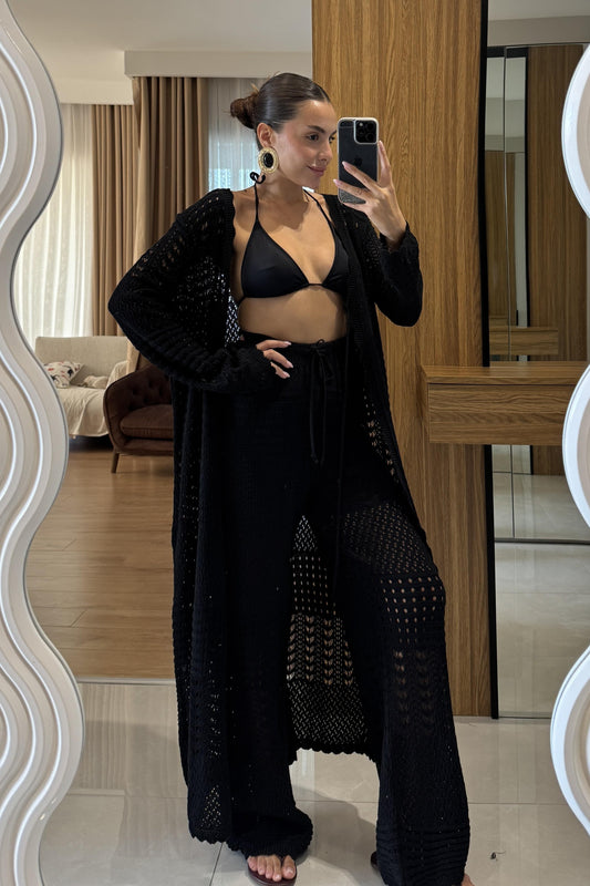 Lezzie Siyah Ajurlu İkili Takım