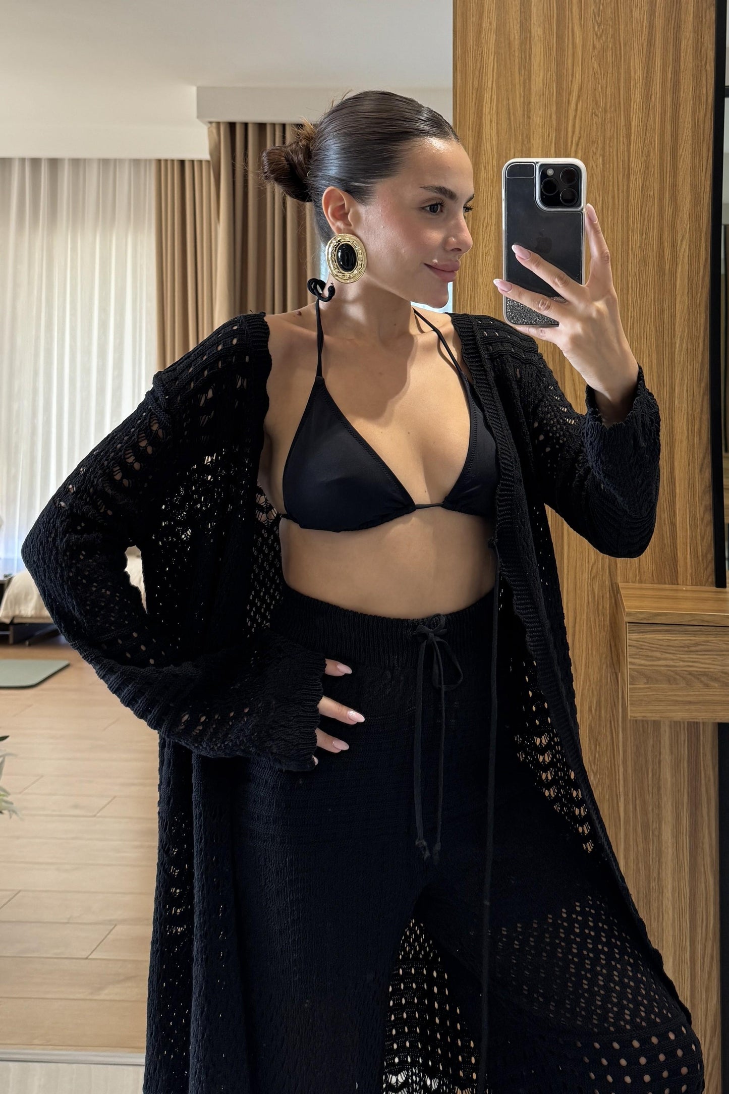 Lezzie Siyah Ajurlu İkili Takım