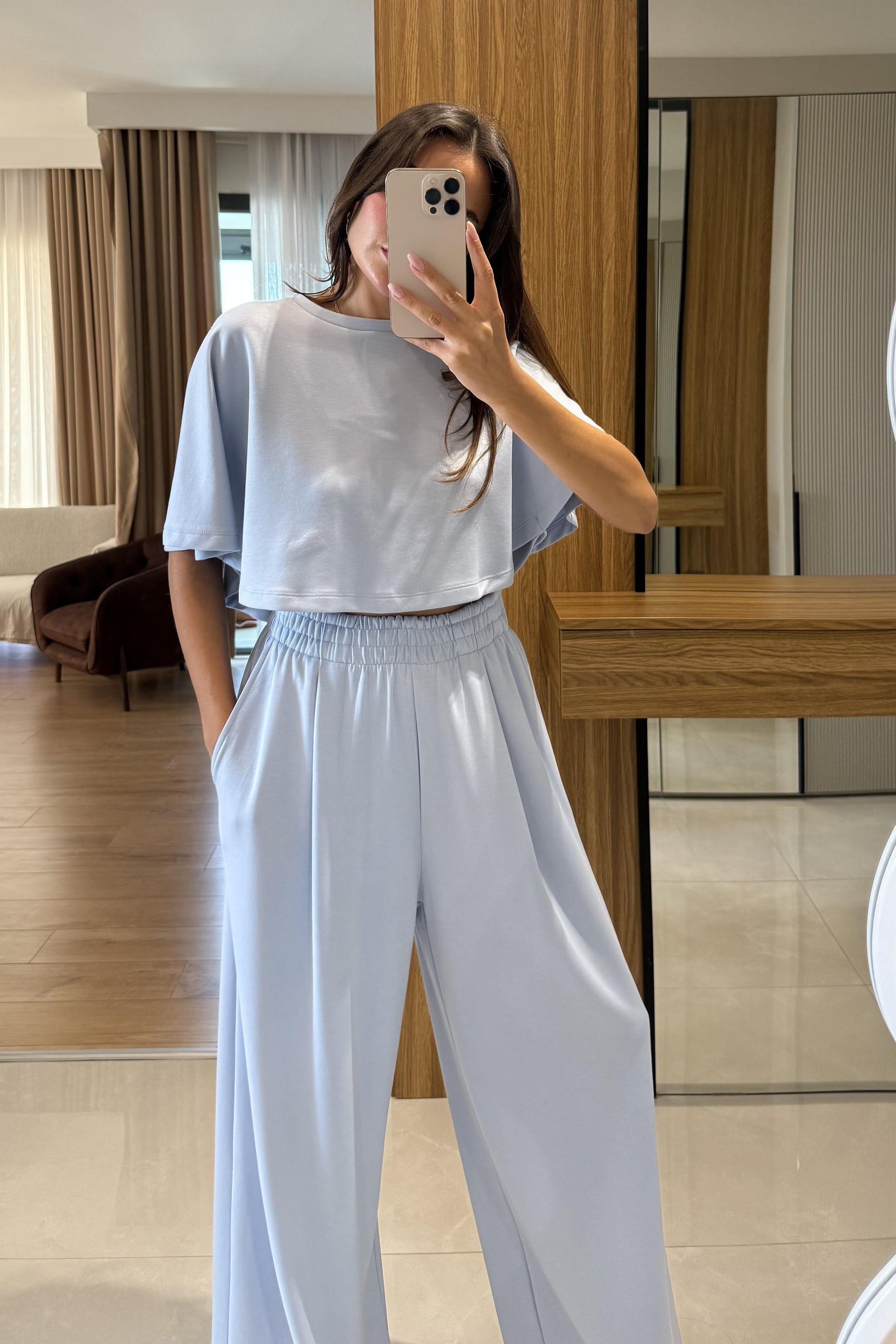 Linnea Mavi Panço Modal Takım