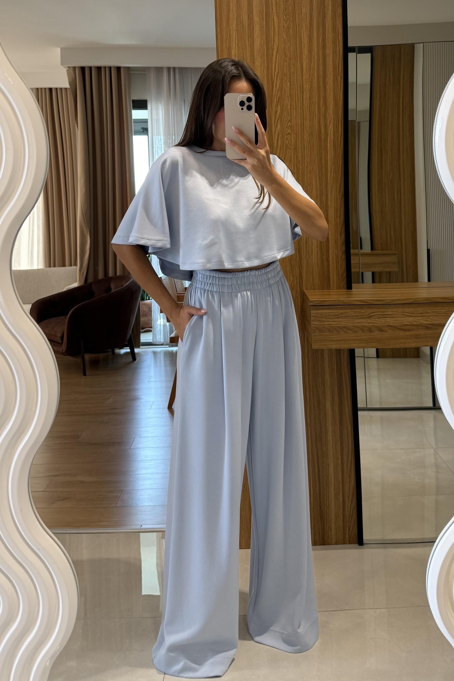 Linnea Mavi Panço Modal Takım