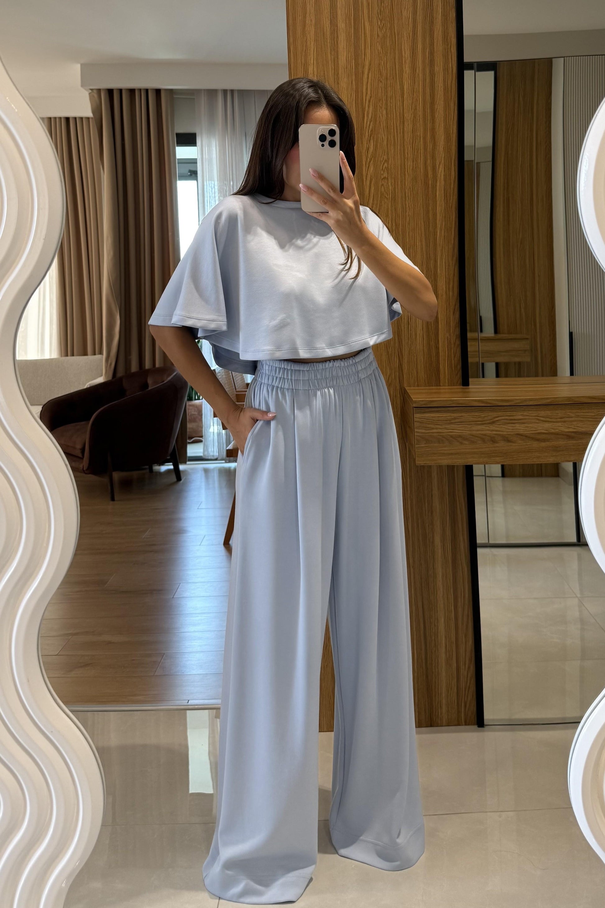 Linnea Mavi Panço Modal Takım