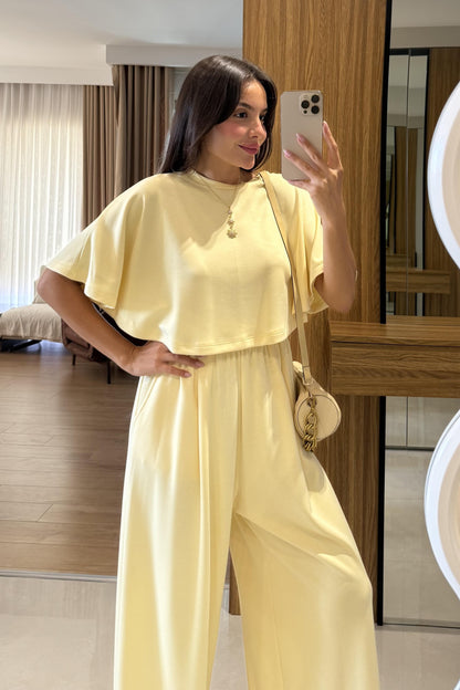 Linnea Sarı Panço Modal Takım