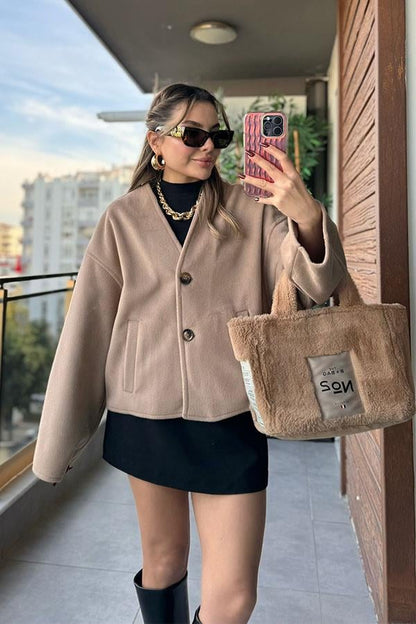 Loora Kahve Yumoş Ceket