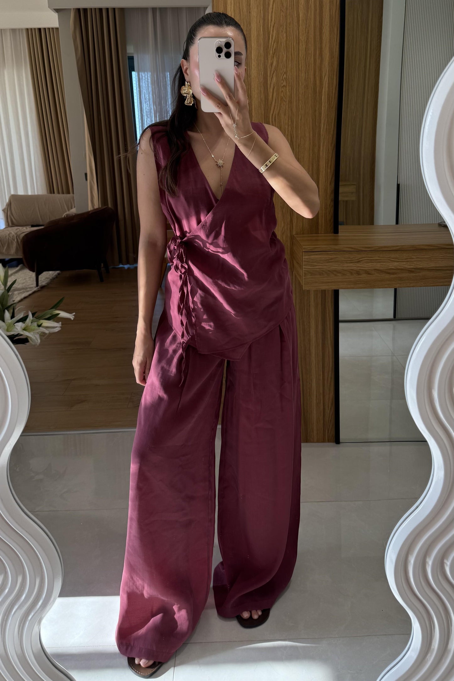 Lunea Bordo Bağlamalı Tensel Takım