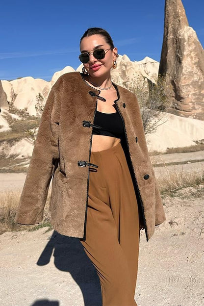 Luxury Tasarım Taba Kürk