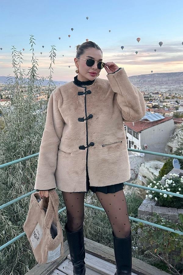 Luxury Tasarım Vizon Kürk