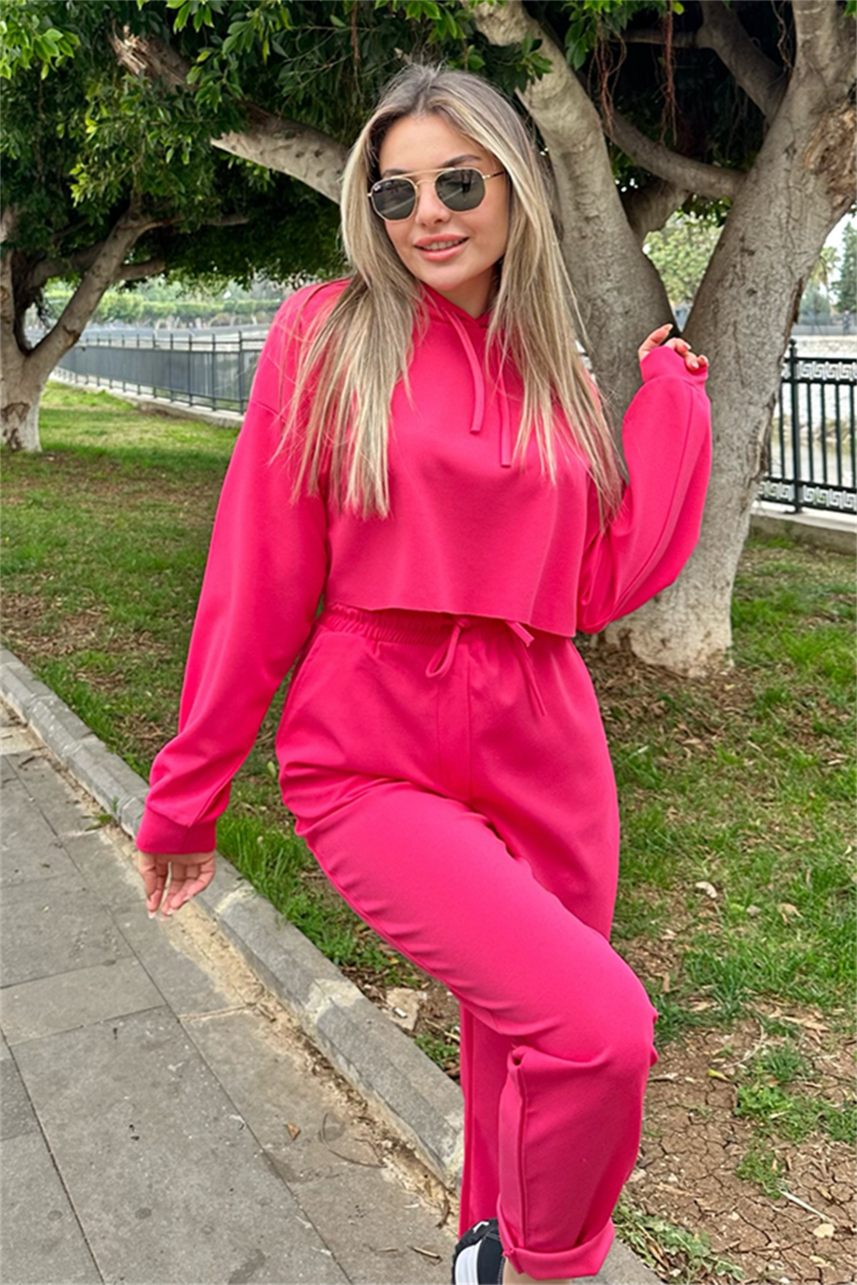 Maddie jogger sport takım - Pembe