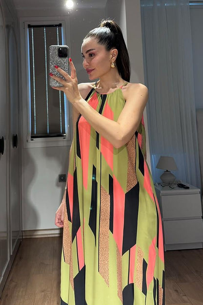 Manu Renk Geçişli Elbise