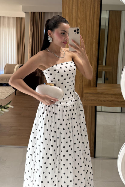 Marein Tarlatanlı Puantiye Elbise