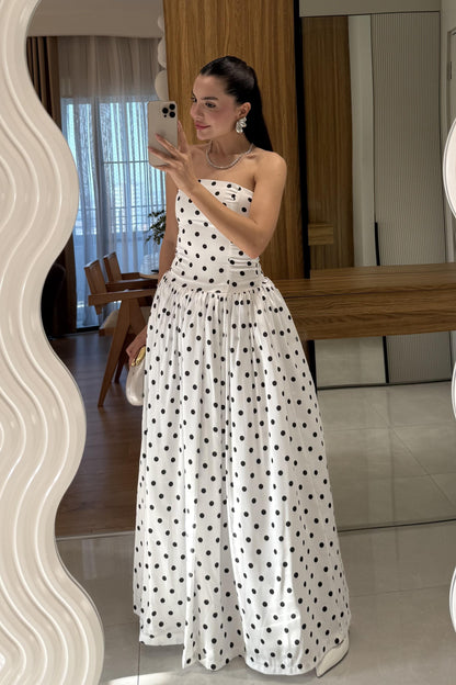 Marein Tarlatanlı Puantiye Elbise