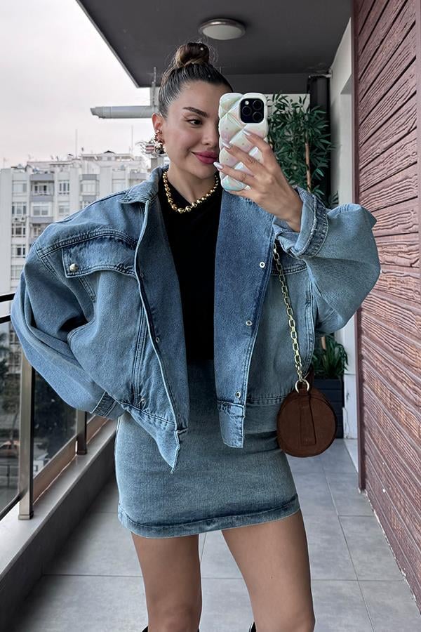 Mariyan Oversize Kot Ceket