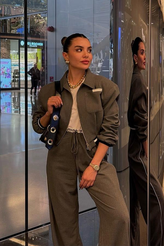 Mauvey Füme Bomber Ceket