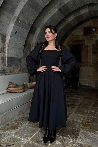 Millas Prenses Model Siyah Elbise