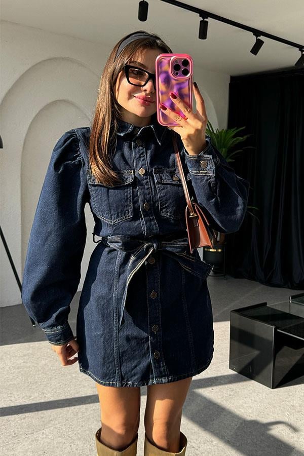 Monice Balon Kol Kot Elbise