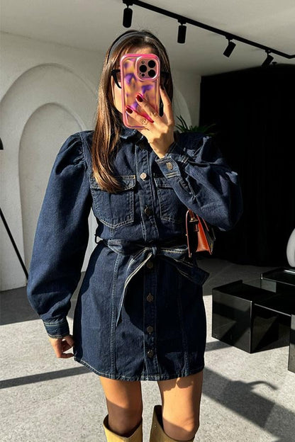 Monice Balon Kol Kot Elbise