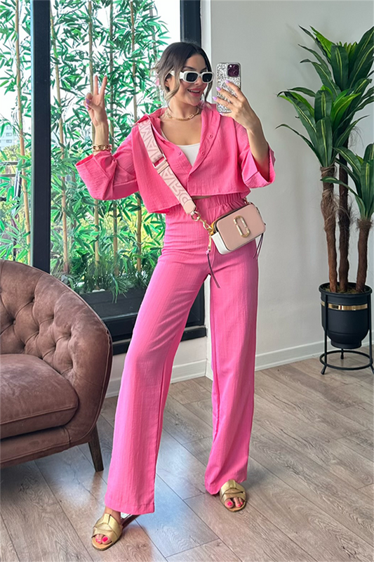 More pembe ikili bürümcük takım