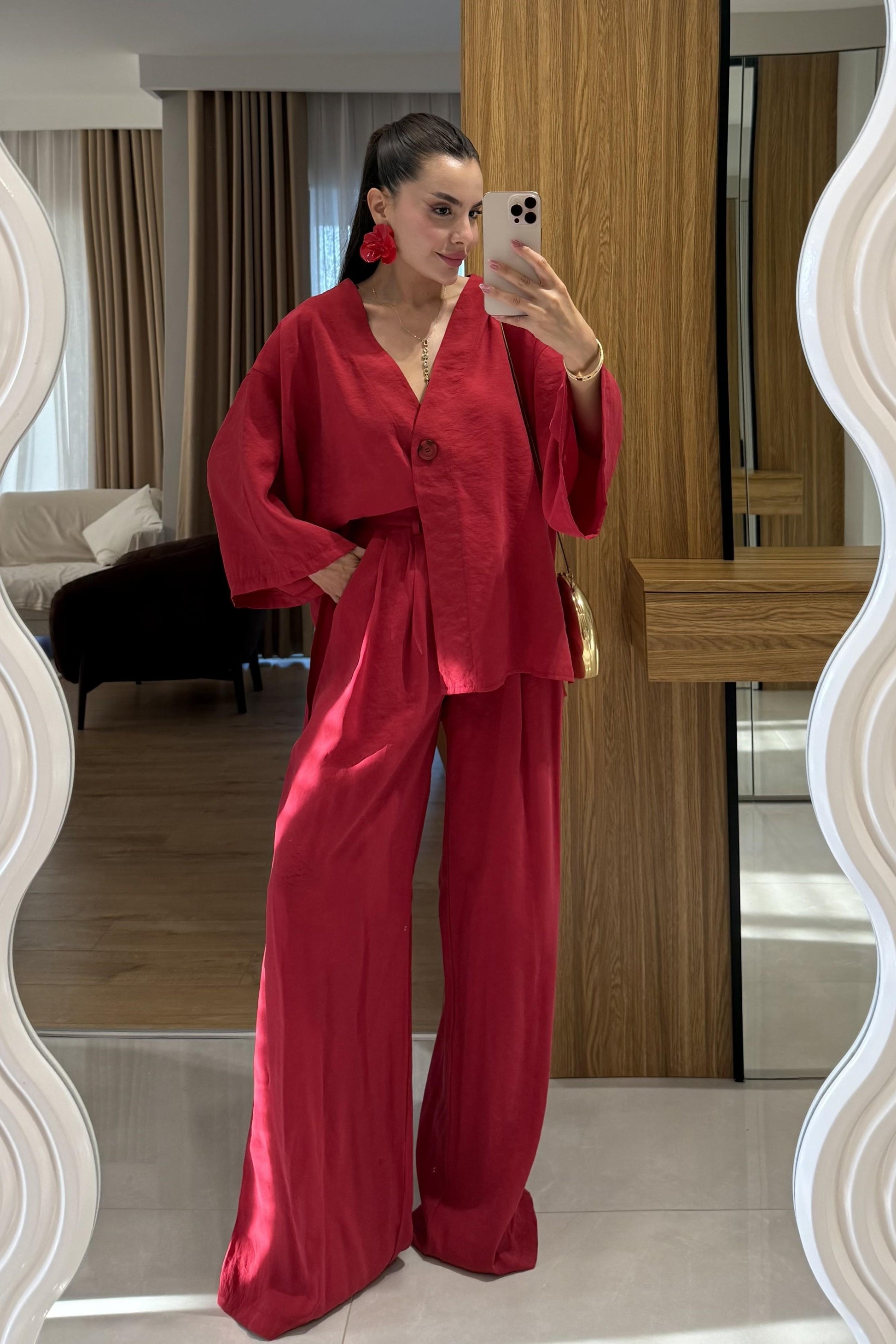 Mysun Kırmızı Tensel İkili Takım