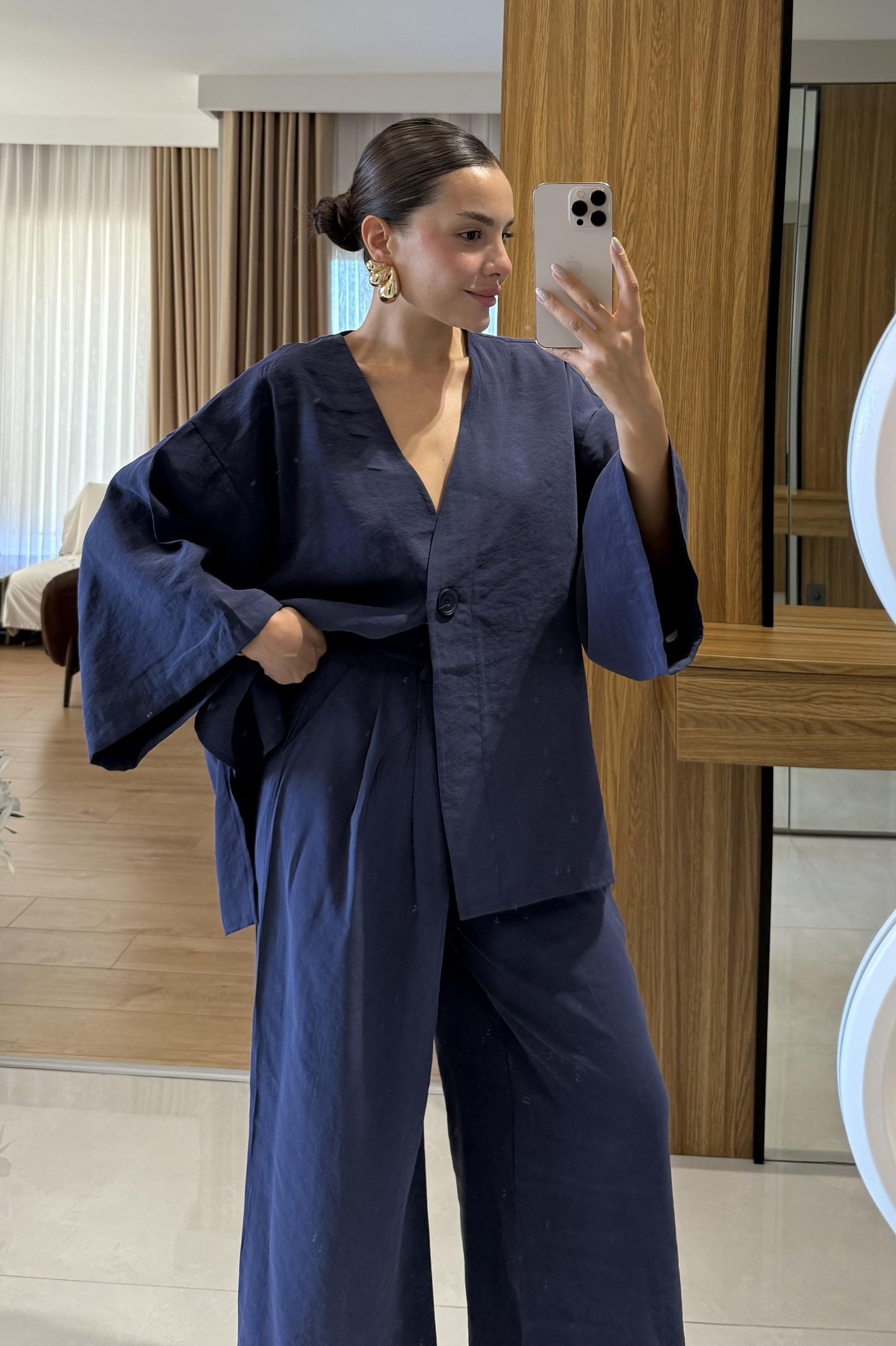 Mysun Lacivert Tensel İkili Takım