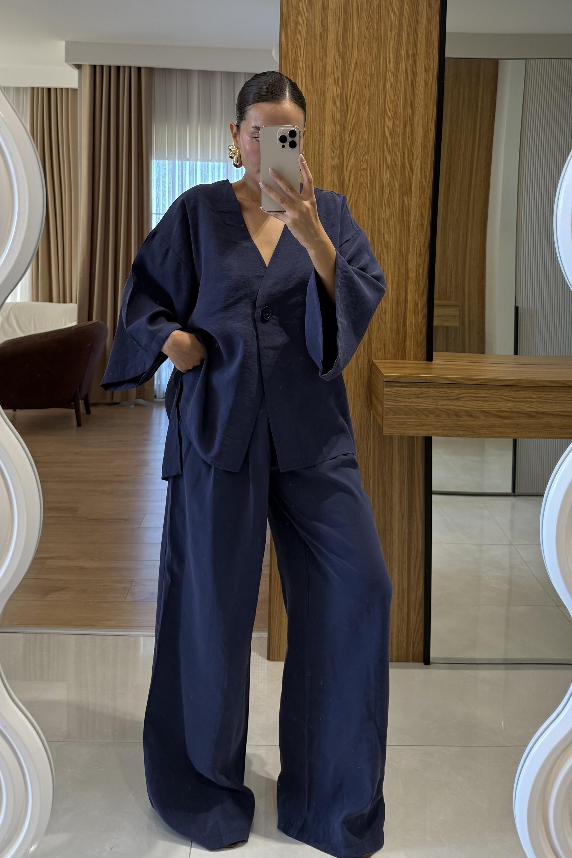 Mysun Lacivert Tensel İkili Takım