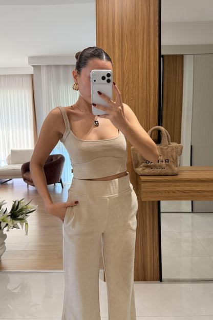 Nina Bej Üçlü Bolerolu Takım